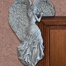 Ángel de la Guarda en Yeso para Marco Puerta | Color a Elección