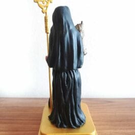 Santa de Los Gatos | Santa Gertrudis de Nivelles Escultura en Resina