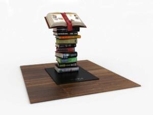 Diseño 3D Expositor de Libros | Modelado 3D