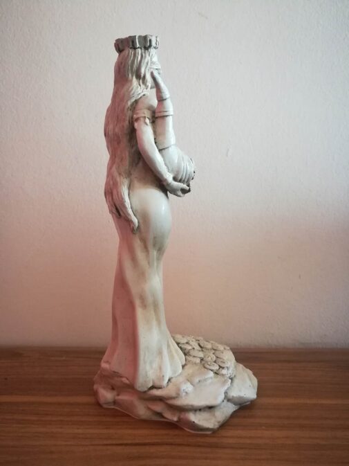 Escultura de la Diosa de la Suerte Romana en Yeso